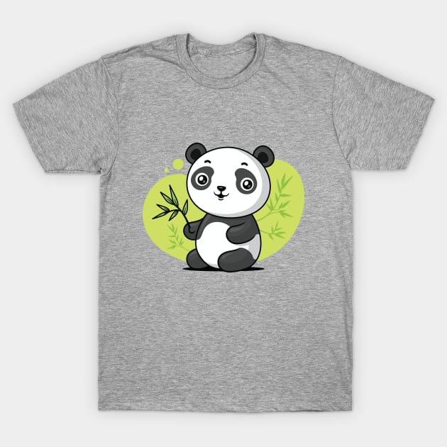 Baby Panda T-Shirt by zoljo